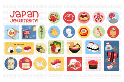Japan Journaling Clipart - Cute Clip Art Product Image 1