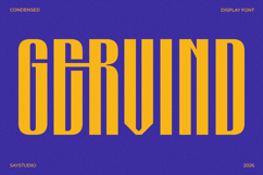 Gervind - Bold Condensed Display Product Image 1
