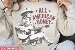 All American Honey PNG, Western 4th Of July Sublimation PNG Product Image 2