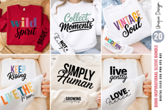 Boho Inspirational Sleeve SVG Designs, Inspirational SVG Product Image 1