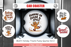 Misfit Holiday Treats Car Coaster Product Image 1
