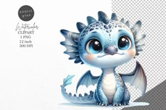 Dragon clipart, Fantasy clipart, Nursery clipart Product Image 1