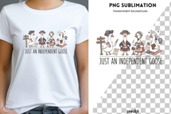 Independent goose png design for T-shirts Product Image 1
