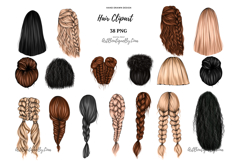 Natural Hair Woman Clipart Product Image 1