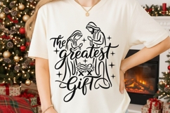 The Greatest Gift Svg, Christian Christmas Svg, Jesus Svg. Product Image 2