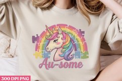 Au-Some PNG, Autism Sublimation PNG Product Image 2