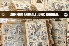 Ephemera Summer Animals Junk Journal Product Image 1