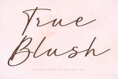 True Blush - Handwritten Signature Font Product Image 1