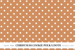 Christmas Cookies Polka Dot Digital Patterns Product Image 3