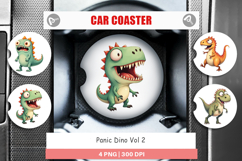Car Coaster Panic Dino Product Image 1