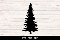 Pine Tree Silhouette SVG Product Image 1