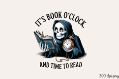 IT&#039;S BOOK O&#039;CLOCK AND TIME TO READ PNG Product Image 2