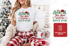 Dear Santa Just Leave Your Credit Card Funny Xmas SVG Product Image 1