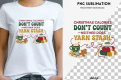 Christmas crochet png design for T-shirts Product Image 1