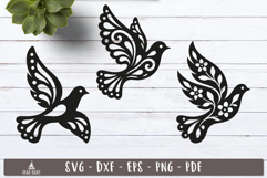Floral Animal Silhouette SVG Bundle Product Image 2
