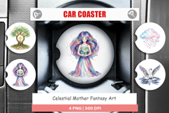Celestial Mother Fantasy Art Car Coaster Product Image 1