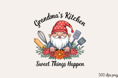 Grandma s Kitchen Sweet PNG, Vintage Kitchen Sublimation PNG Product Image 2