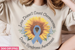Love Doesn&#039;t Count Chromosomes PNG, Syndrome Sublimation PNG Product Image 2