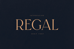Regal Serif Elegant Modern Display Typeface Product Image 1