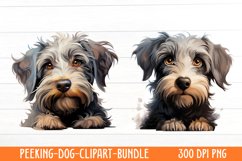 Peeking Dog Collection Clipart Product Image 1