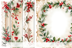 Christmas digital paper, background clipart Product Image 1