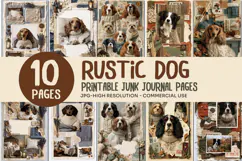 Cozy Dog Junk Journal Pages Product Image 1