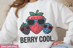 Berry Cool PNG, Funny Puns Sublimation PNG Product Image 1