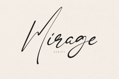 Mirage Elegant Signature Script Font Product Image 1