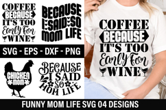 Because I Said So Mom Life - Funny Mom Life SVG Design Product Image 1