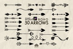 Boho Tribal Arrows Procreate Stamp Brushes Product Image 1