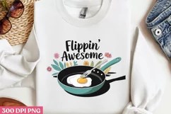 Flippin Awesome PNG, Kitchen Quotes Clipart PNG Product Image 2