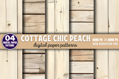 Cottage chic peach Digital Paper Background PNG Product Image 1