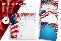 4th of July Patriotic USA American Flag Background Wallpaper Product Image 1