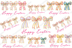 Happy Easter Y'all PNG, Brushstroke Easter PNG, Easter Bow Product Image 2