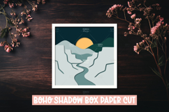 6 Boho Shadow Box Paper Cut SVG Bundle Product Image 2