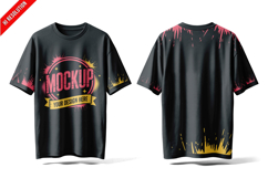 Oversized T-shirt Mockup Product Image 1