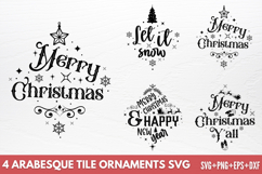Arabesque Tile Ornaments SVG Product Image 1