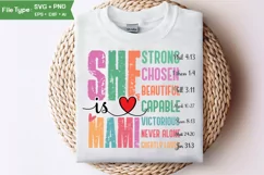 She Is Mami SVG | Mother Day PNG | Happy Mother's Day SVG Product Image 1