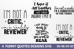 Funny Quotes Designs SVG Product Image 1