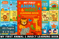 My First Animal &amp; Insect Learning Book Product Image 1