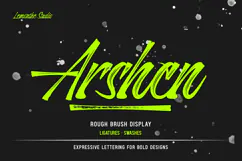 Arshen | Display Brush Script Product Image 1