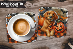 Holiday Themes Square Coaster Bundle, Festive Coaster PNG Product Image 2