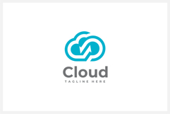 Cloud Sync Logo Design Vector Template Product Image 2