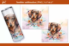 Dog mom sublimation Dog tumbler wrap Mothers Day tumbler Product Image 3