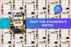 2027 The Founder’s Notes Kdp interiors Product Image 1