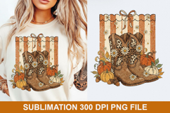 Halloween Boots Sublimation - Halloween PNG Design Product Image 1