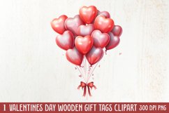 Sweet Valentine Clipart, Watercolor Valentines Day Product Image 1