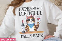 Talk Back PNG, Funny Sarcastic Sublimation Product Image 2