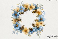 Spring Bees Clipart PNG Product Image 1