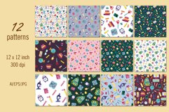 Back to school digital paper /seamless patterns Product Image 2